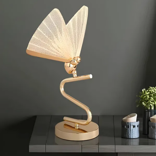 Lampe Papillon en Métal et Acrylique – Déco Lumineuse
