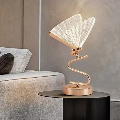 Lampe Papillon en Métal et Acrylique – Déco Lumineuse