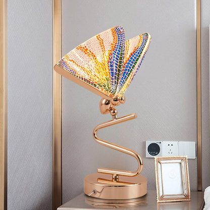 Lampe Papillon en Métal et Acrylique – Déco Lumineuse