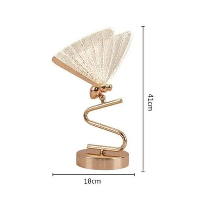 Lampe Papillon en Métal et Acrylique – Déco Lumineuse