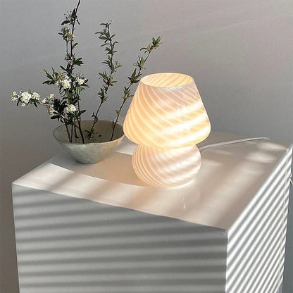 Lampe en Pâte de Verre Artisanale – H23 cm