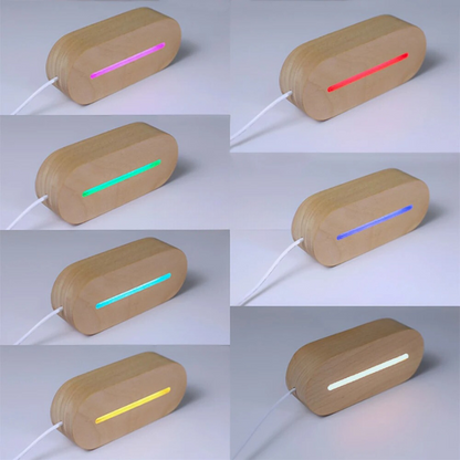 Lampe Personnalisée Acrylique – Photo & Prénom