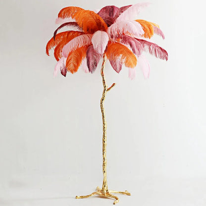 Lampe Plume d'Autruche – Décoration Luxe et Élégante