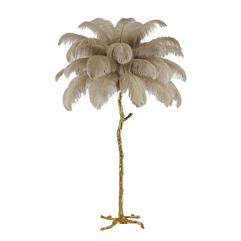 Lampe Plume d'Autruche – Décoration Luxe et Élégante