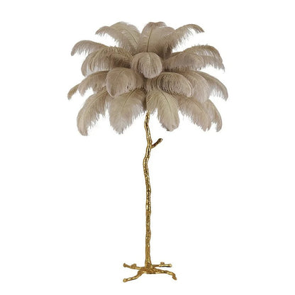 Lampe Plume d'Autruche – Décoration Luxe et Élégante