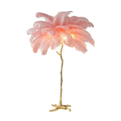 Lampe Plume d'Autruche – Décoration Luxe et Élégante