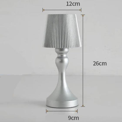 Lampe de Chevet Rechargeable Sans Fil en Métal