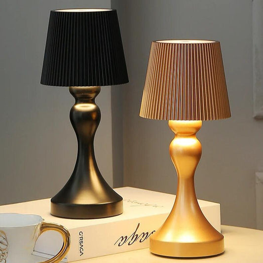 Lampe de Chevet Rechargeable Sans Fil en Métal
