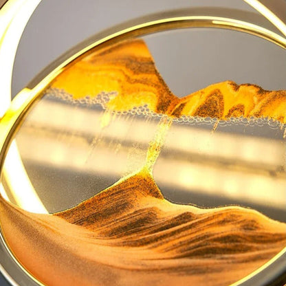 Lampe à Sable Mouvant – Art et Lumière en Mouvement