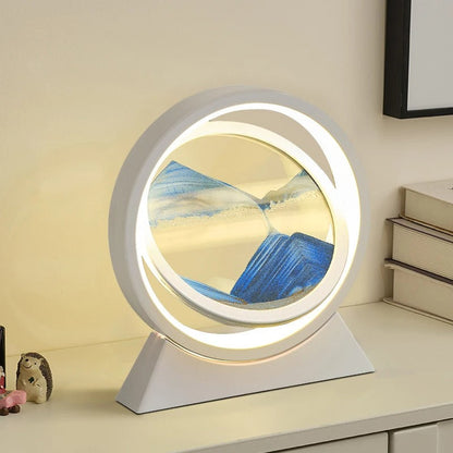 Lampe à Sable Mouvant – Art et Lumière en Mouvement