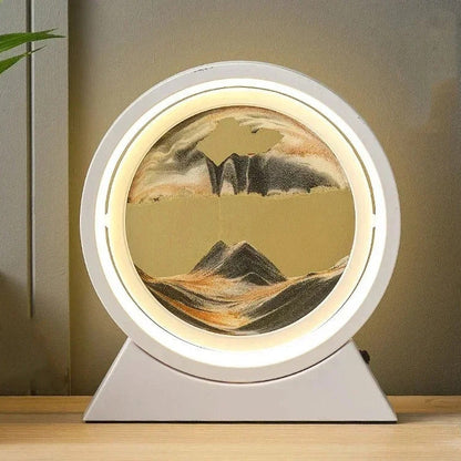 Lampe à Sable Mouvant – Art et Lumière en Mouvement