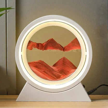 Lampe à Sable Mouvant – Art et Lumière en Mouvement