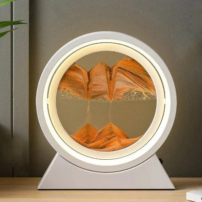 Lampe à Sable Mouvant – Art et Lumière en Mouvement