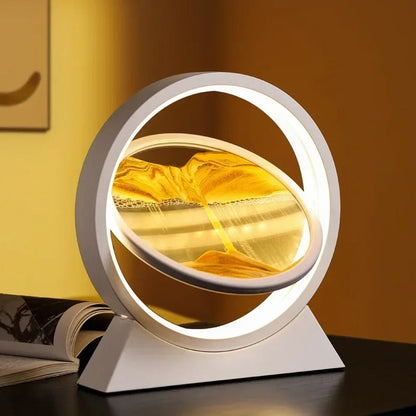 Lampe à Sable Mouvant – Art et Lumière en Mouvement