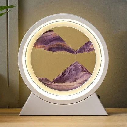 Lampe à Sable Mouvant – Art et Lumière en Mouvement