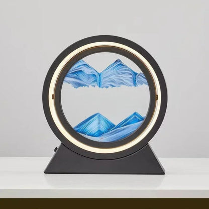 Lampe à Sable Mouvant – Art et Lumière en Mouvement