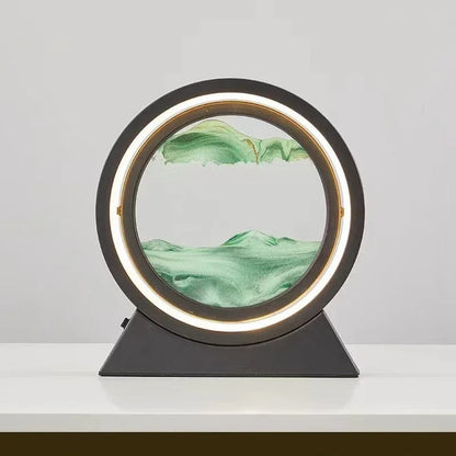 Lampe à Sable Mouvant – Art et Lumière en Mouvement