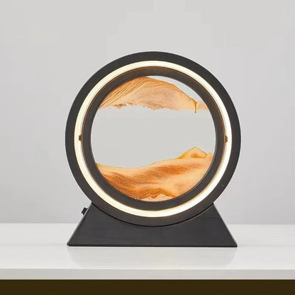 Lampe à Sable Mouvant – Art et Lumière en Mouvement