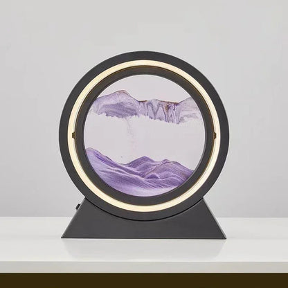 Lampe à Sable Mouvant – Art et Lumière en Mouvement
