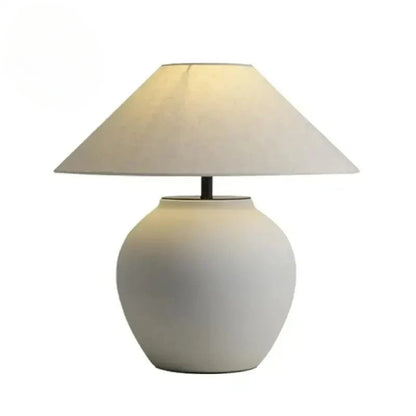 Lampe de chevet style japonais en céramique
