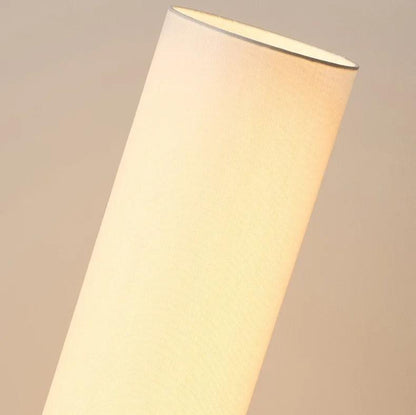 Lampe sur Pied Japonaise en Bois et Tissu