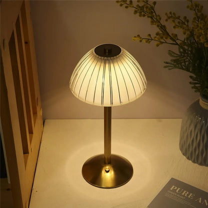 Lampe de chevet tactile rechargeable – 3 teintes
