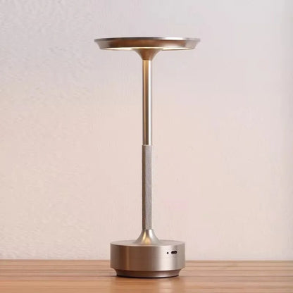 Lampe de chevet tactile sans fil en métal