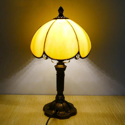 Lampe Tiffany Ambre – Artisanale et Chaleureuse