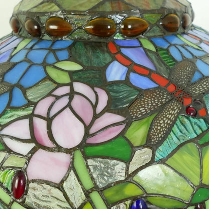 Lampe Tiffany Ancienne – Style Art Nouveau en Verre et Métal