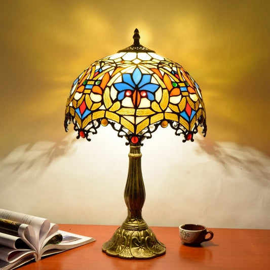 Lampe Tiffany Éclat – Vitrail Artisanal en Verre