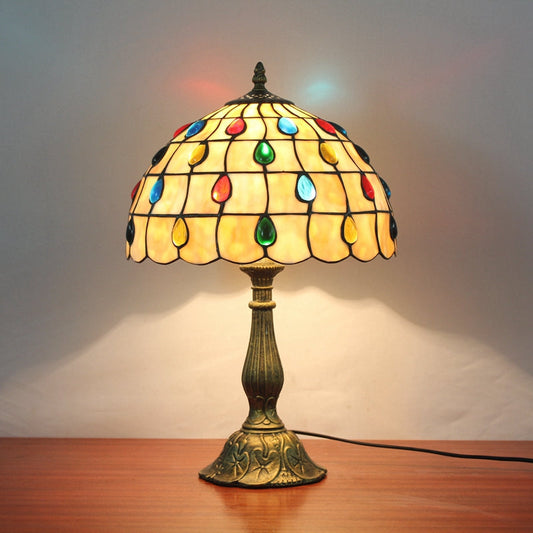 Lampe Tiffany Moderne en Verre et Métal – 46x78 cm