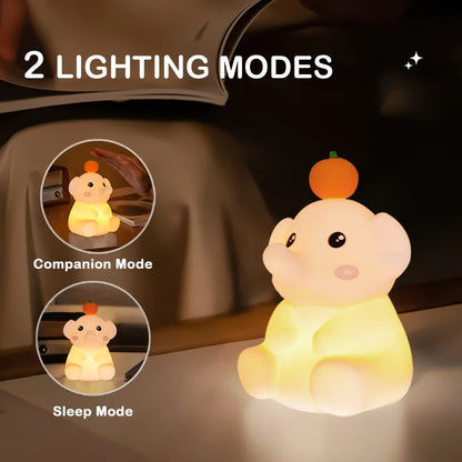 Veilleuse Éléphant en Silicone pour Enfant