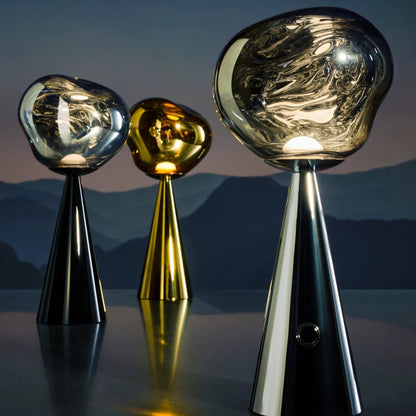 Lampe à Poser Design Italien – Élégance Sculpturale