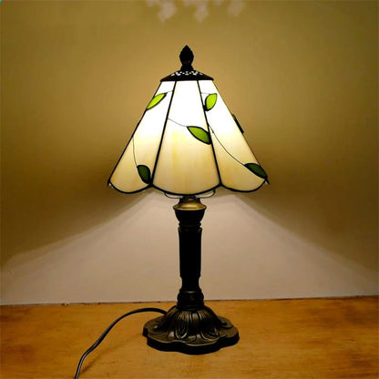Lampe de Chevet Ancienne Style Tiffany – Verre et Métal