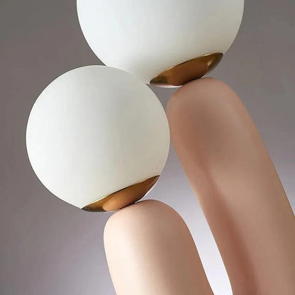 Lampe de Chevet Design Cactus en Résine et Verre