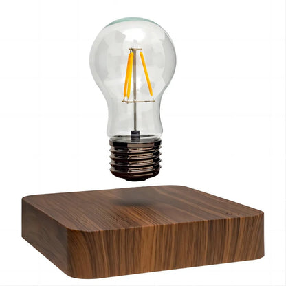 Lampe de Chevet à Lévitation Magnétique – Socle en Bois