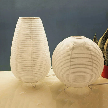 Lampe Japonaise en Papier de Riz et Métal