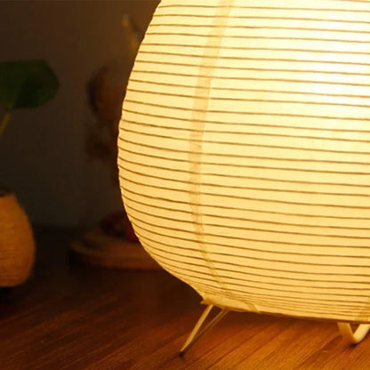 Lampe Japonaise en Papier de Riz et Métal