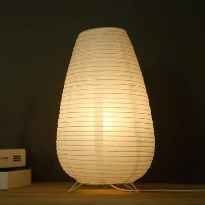 Lampe Japonaise en Papier de Riz et Métal