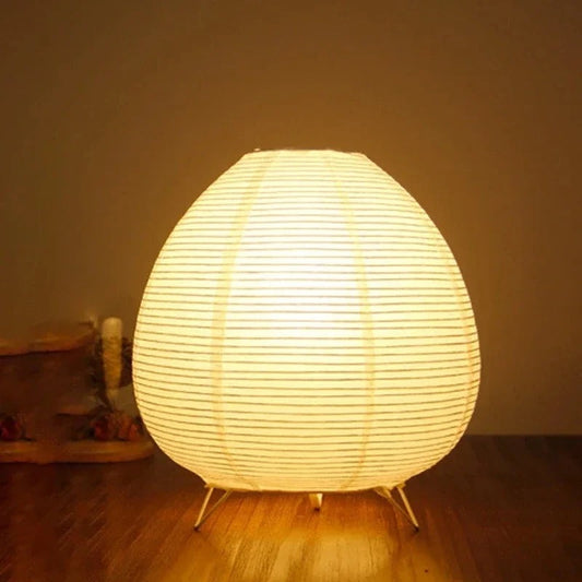 Lampe Japonaise en Papier de Riz et Métal