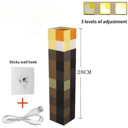 Lampes et Torches Minecraft – Collection LED pour Gamers