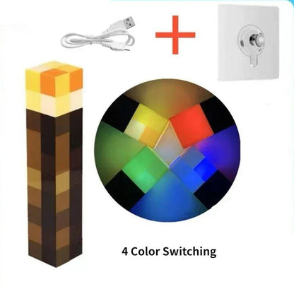 Lampes et Torches Minecraft – Collection LED pour Gamers