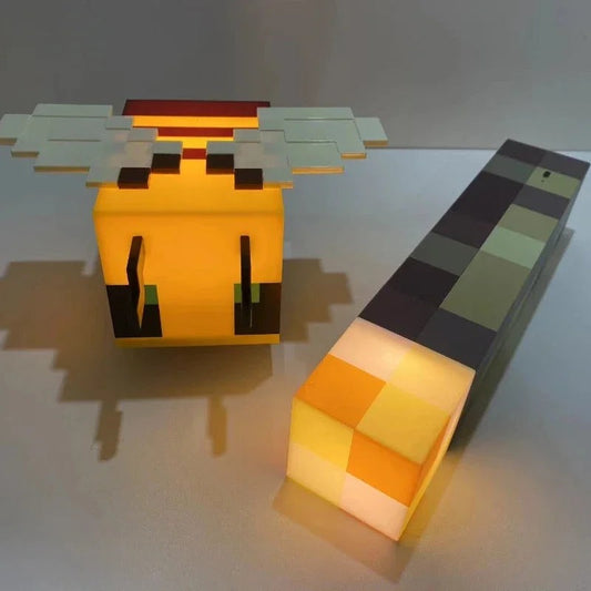 Lampes et Torches Minecraft – Collection LED pour Gamers