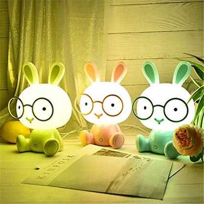 Veilleuse Lapin en Silicone pour Chambre Enfant