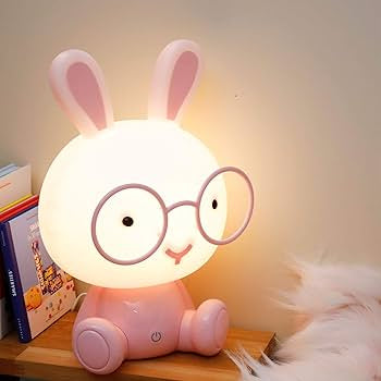 Veilleuse Lapin en Silicone pour Chambre Enfant