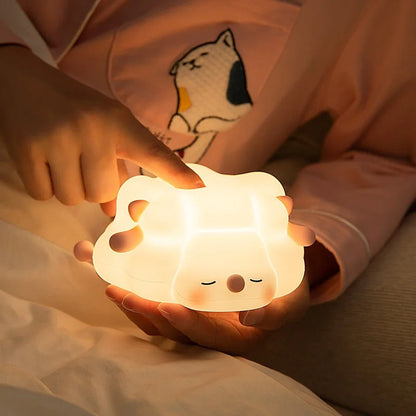 Veilleuse Mouton en Silicone – Lumière Douce pour Bébé