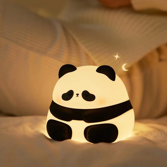 Veilleuse Panda en Silicone – Lumière Douce pour Enfant