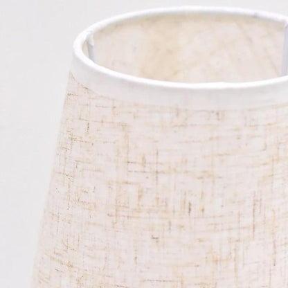 Petite Lampe de Chevet en Bambou et Tissu