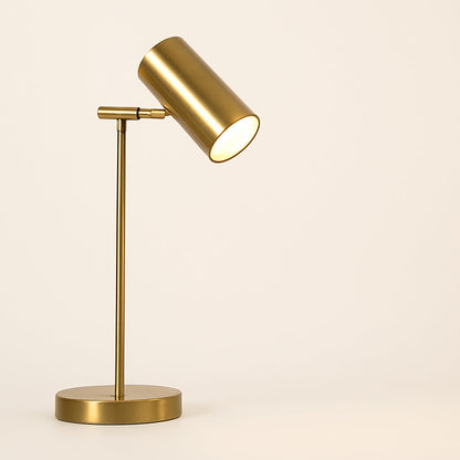 Lampe de Chevet de Lecture en Métal au Design Doré