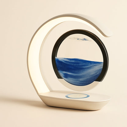 Lampe de chevet avec chargeur à induction intégré